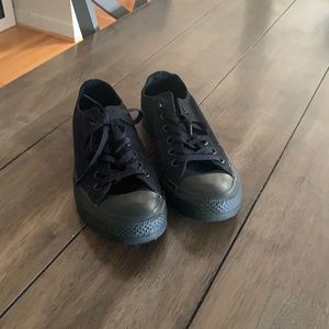 Women’s black converse